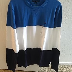 Tommy Hilfiger men's colorblock sweater